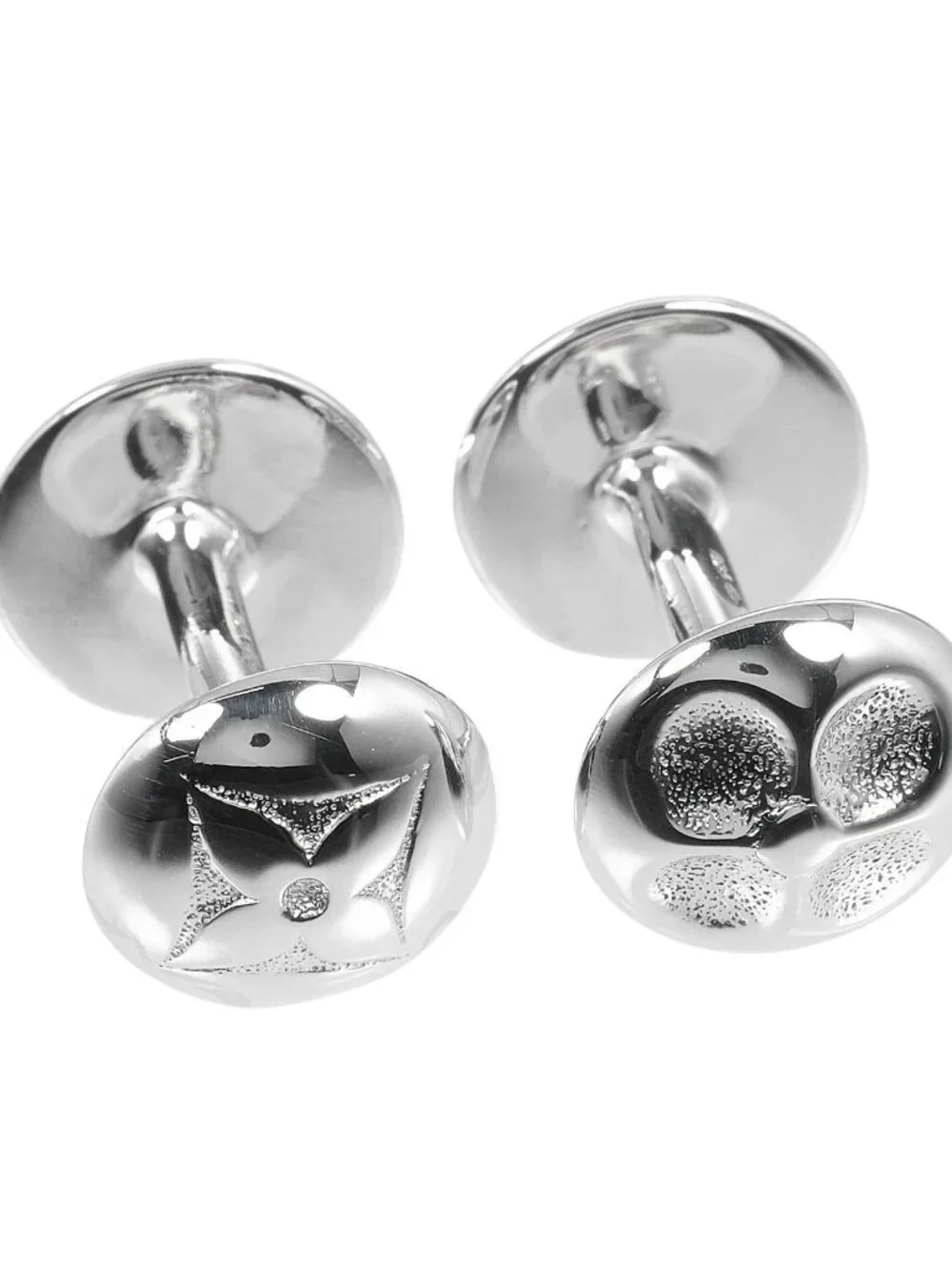 LOUIS VUITTON Buton de Manchette cuffs M65059 crew Silver925 mens
